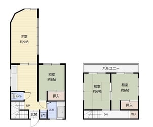 林３丁目戸建ての物件間取画像